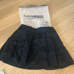 Commense Black Skater Skirt